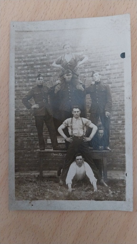 Postkaart leger 4 militaria, Verzamelen, Militaria | Algemeen, Ophalen of Verzenden