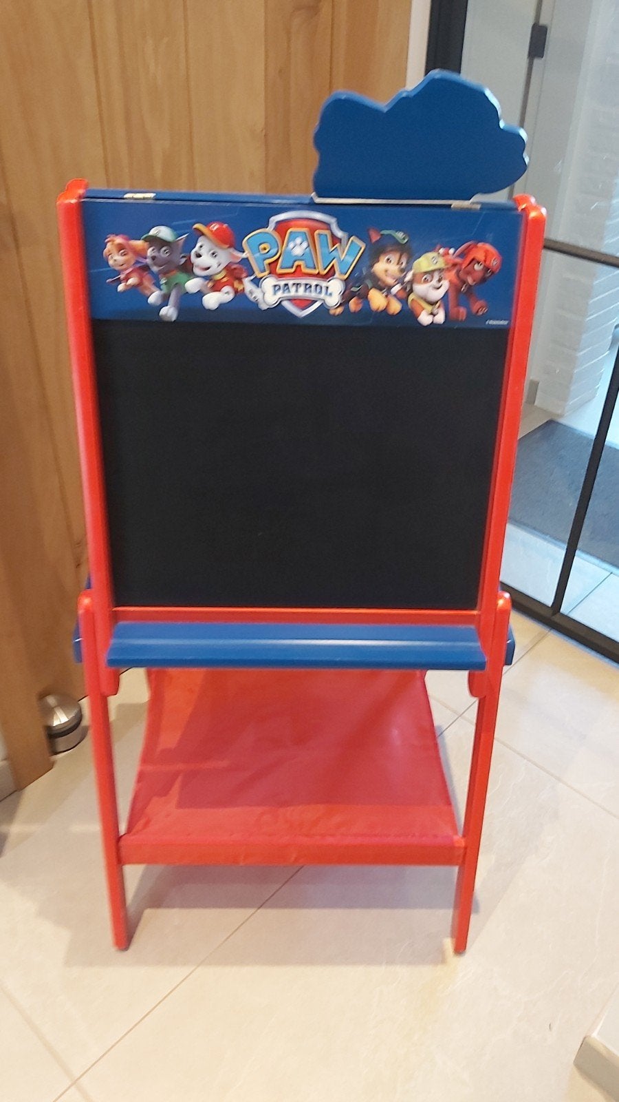 PAW PATROL HOUTEN DUBBELZIJDIG KRIJTBORD/WHITEBOARD, Enfants & Bébés, Jouets | Éducatifs & Créatifs, Enlèvement, Comme neuf