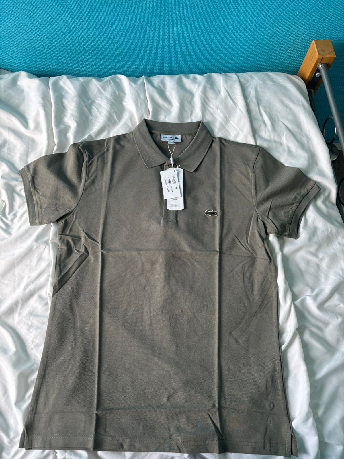 Polo Lacoste,, Kleding | Heren, Polo's, Ophalen of Verzenden, Nieuw, Maat 48/50 (M), Grijs