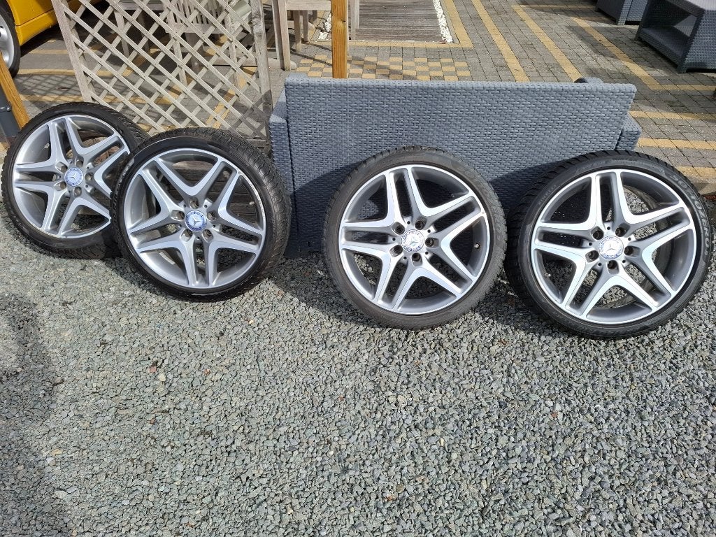 Mercedes velgen 18 inch (voor de rappe), Pneus et Jantes, Pneus hiver, 18 pouces, Enlèvement