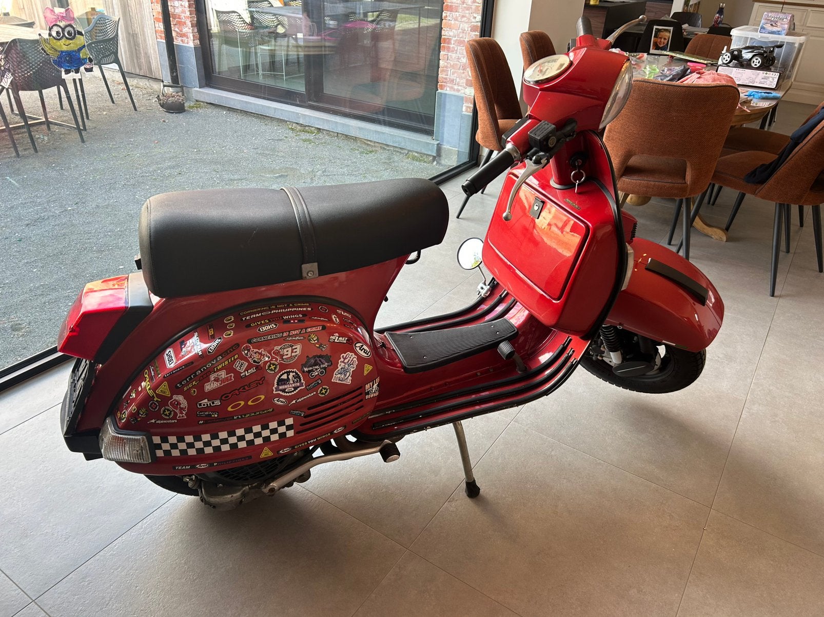 Vespa LML star deluxe, Enlèvement