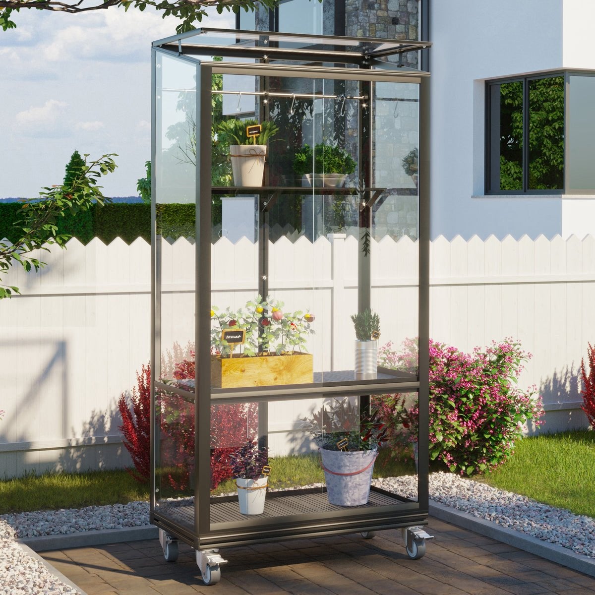Tuinkast, Tuin en Terras, Ophalen, Zo goed als nieuw, Aluminium