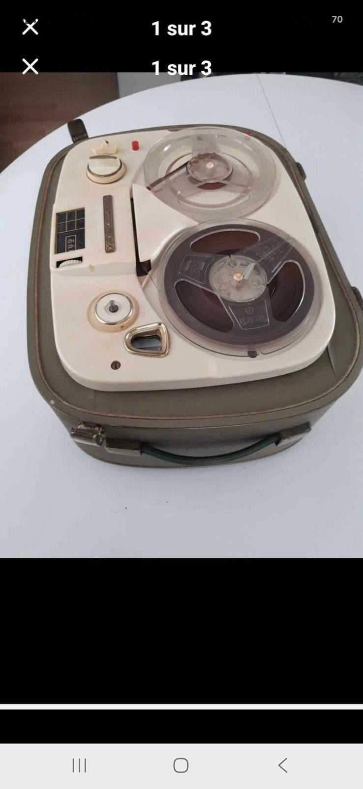 NOVA MK 45 1959 production Belge, TV, Hi-fi & Vidéo, Enregistreurs audio, Enlèvement, Magnétophone, Avec bandes