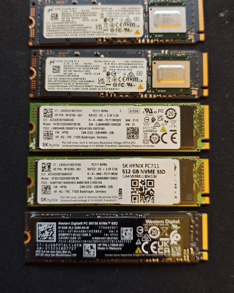 Verschillende 512GB M2 NVME's samen/apart. Prijs per stuk, Enlèvement ou Envoi, SSD, Interne, Comme neuf