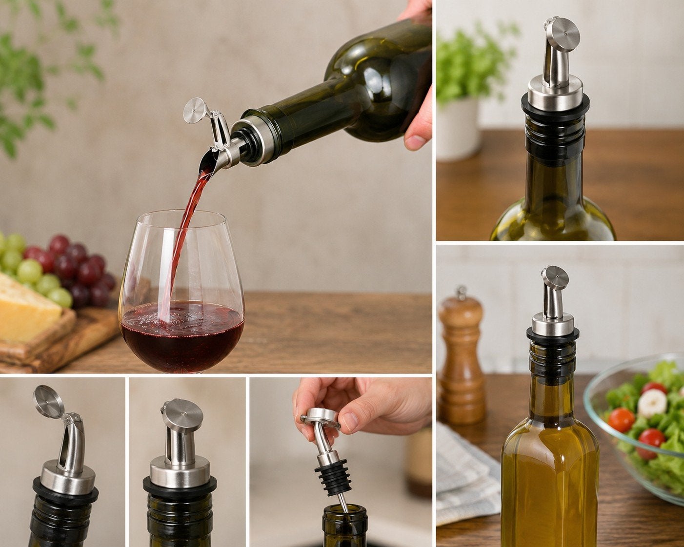 Bouchon verseur en inox pour bouteille – Neuf, Neuf