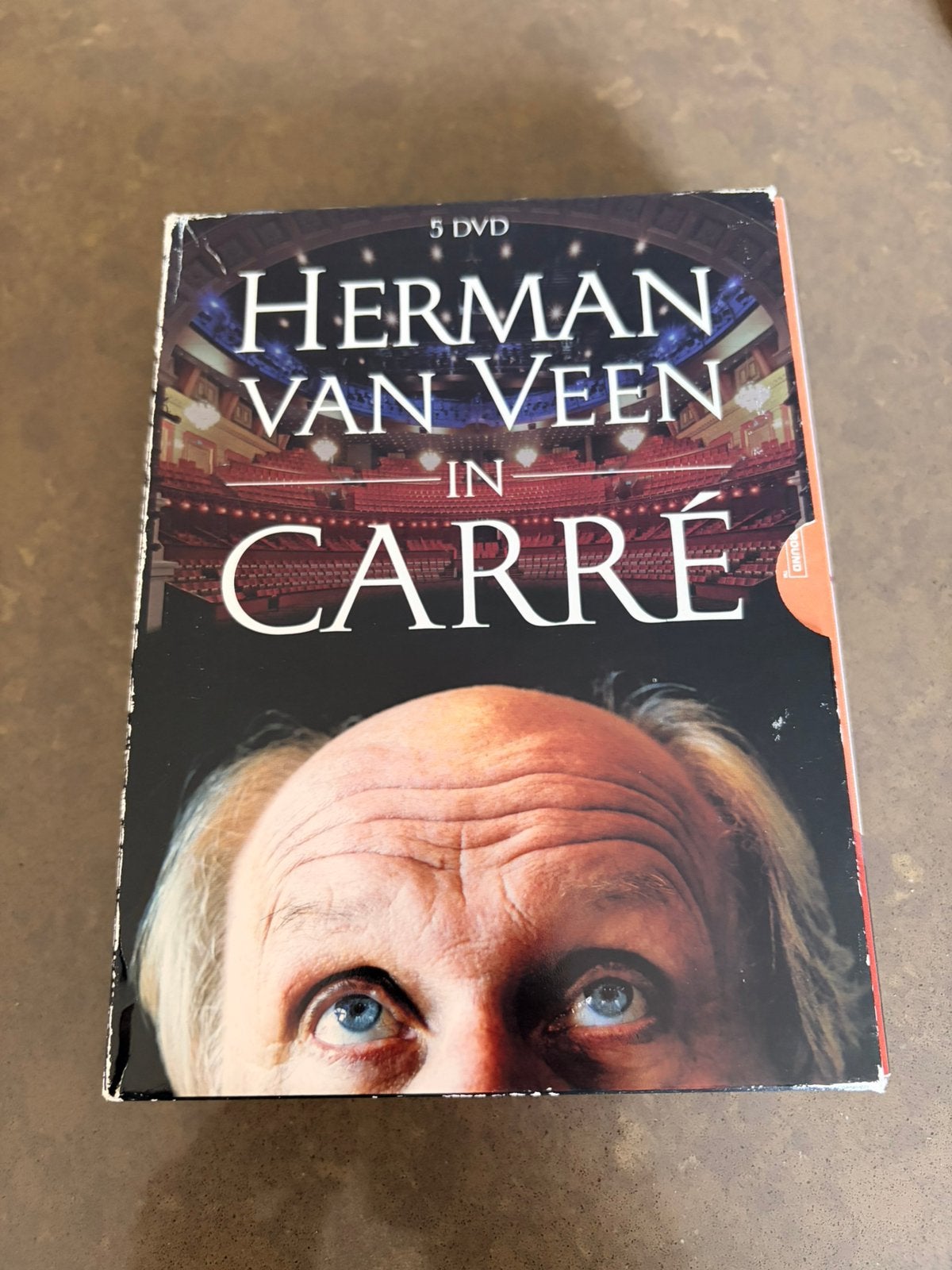 DVD box Herman Van Veen in Carré, Ophalen of Verzenden, Nederlands, Concert, Bonusmateriaal