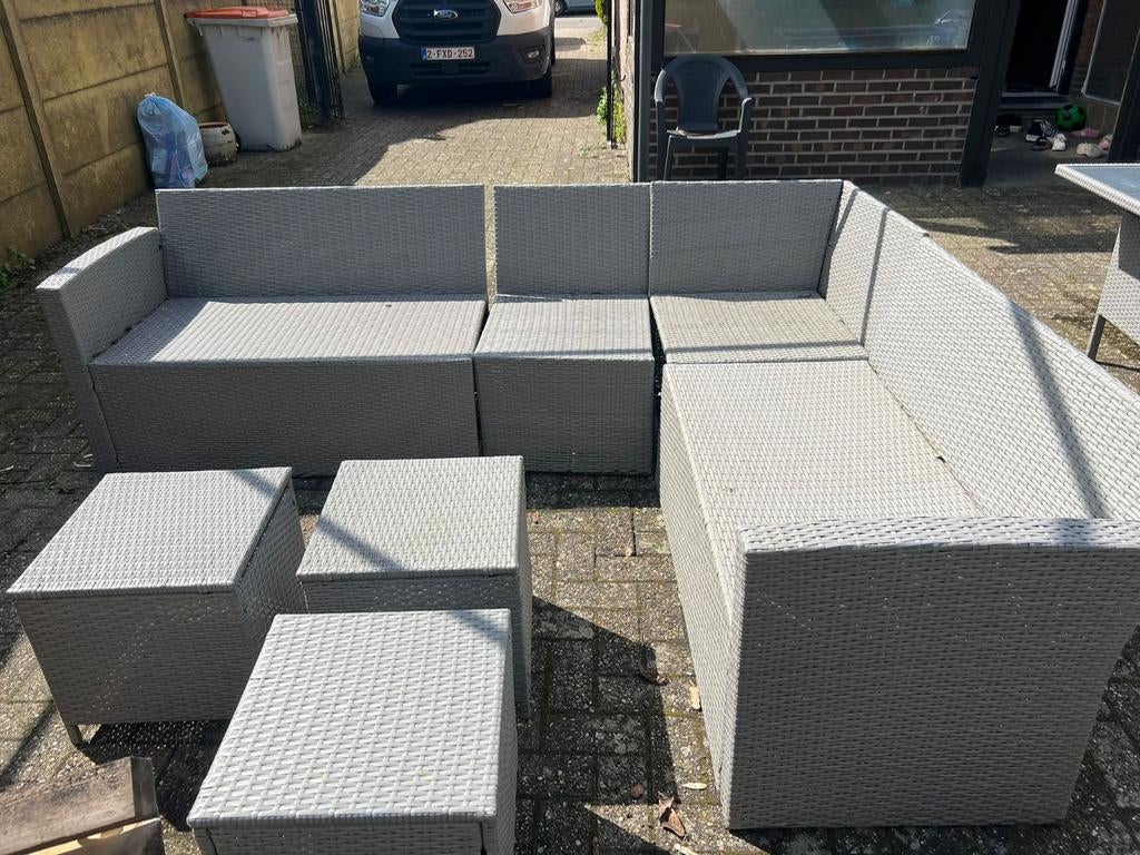 Mooi loungeset met tafel /tuinset terras, Tuin en Terras, Ophalen, Loungeset