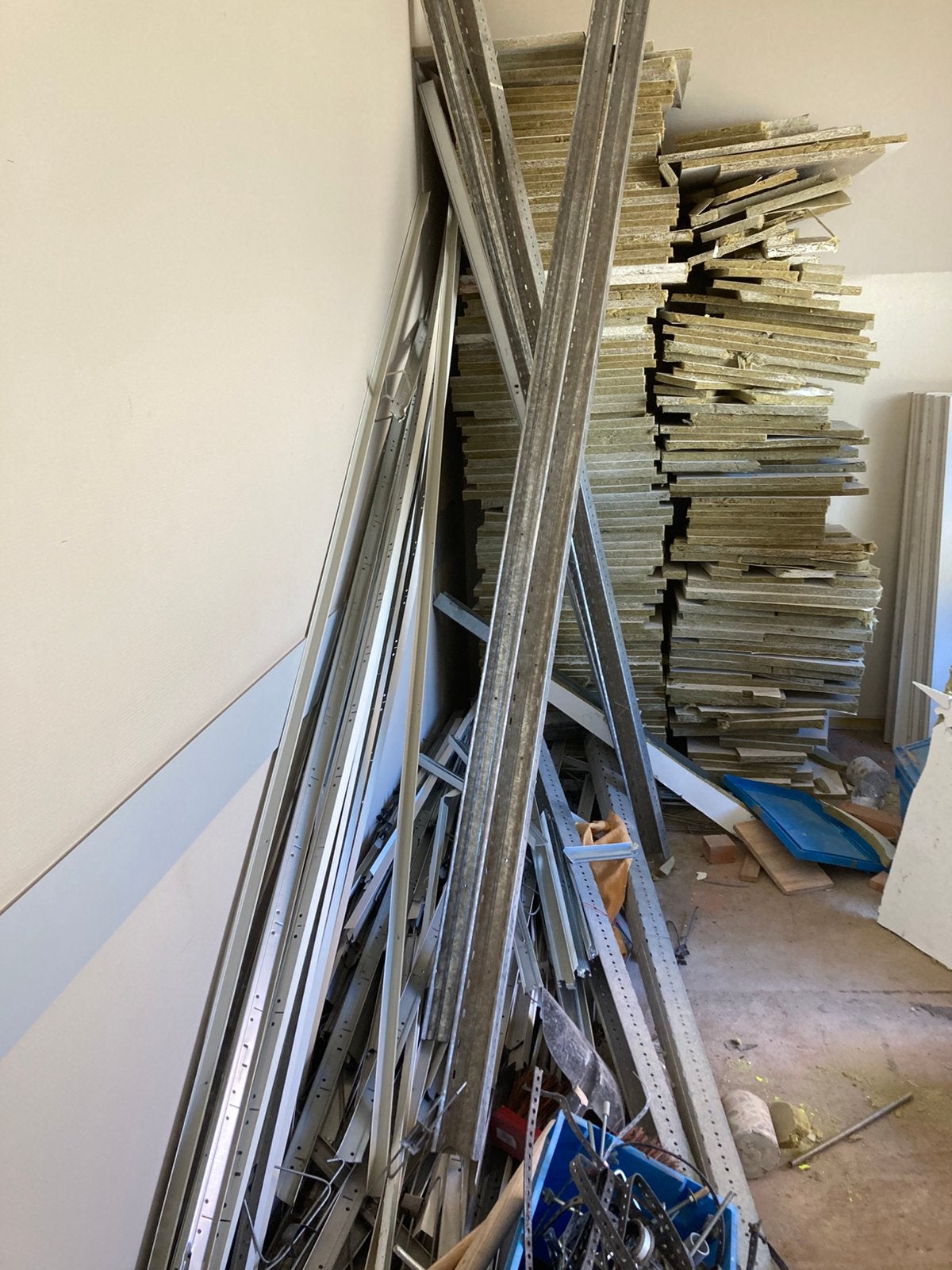 Plafond du système +-50m2, Enlèvement, Comme neuf, Aluminium