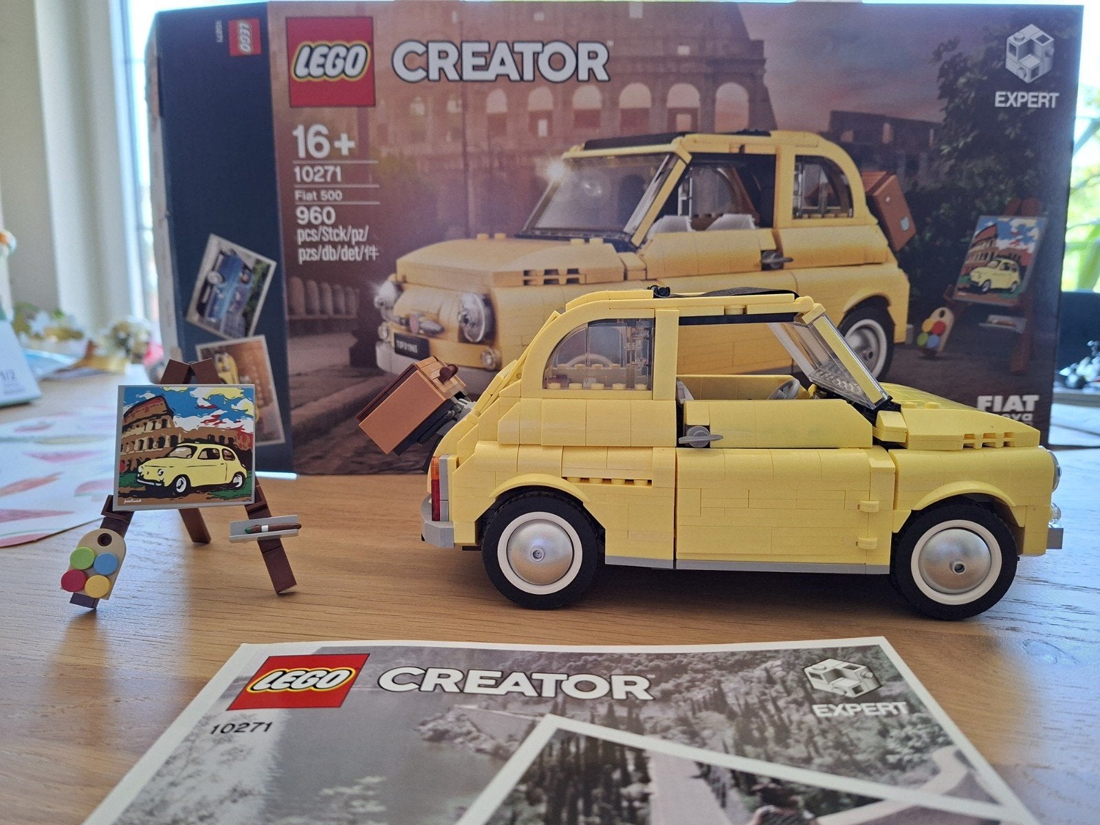 lego 10271 fiat 500, Lego, Ensemble complet, Comme neuf, Enlèvement