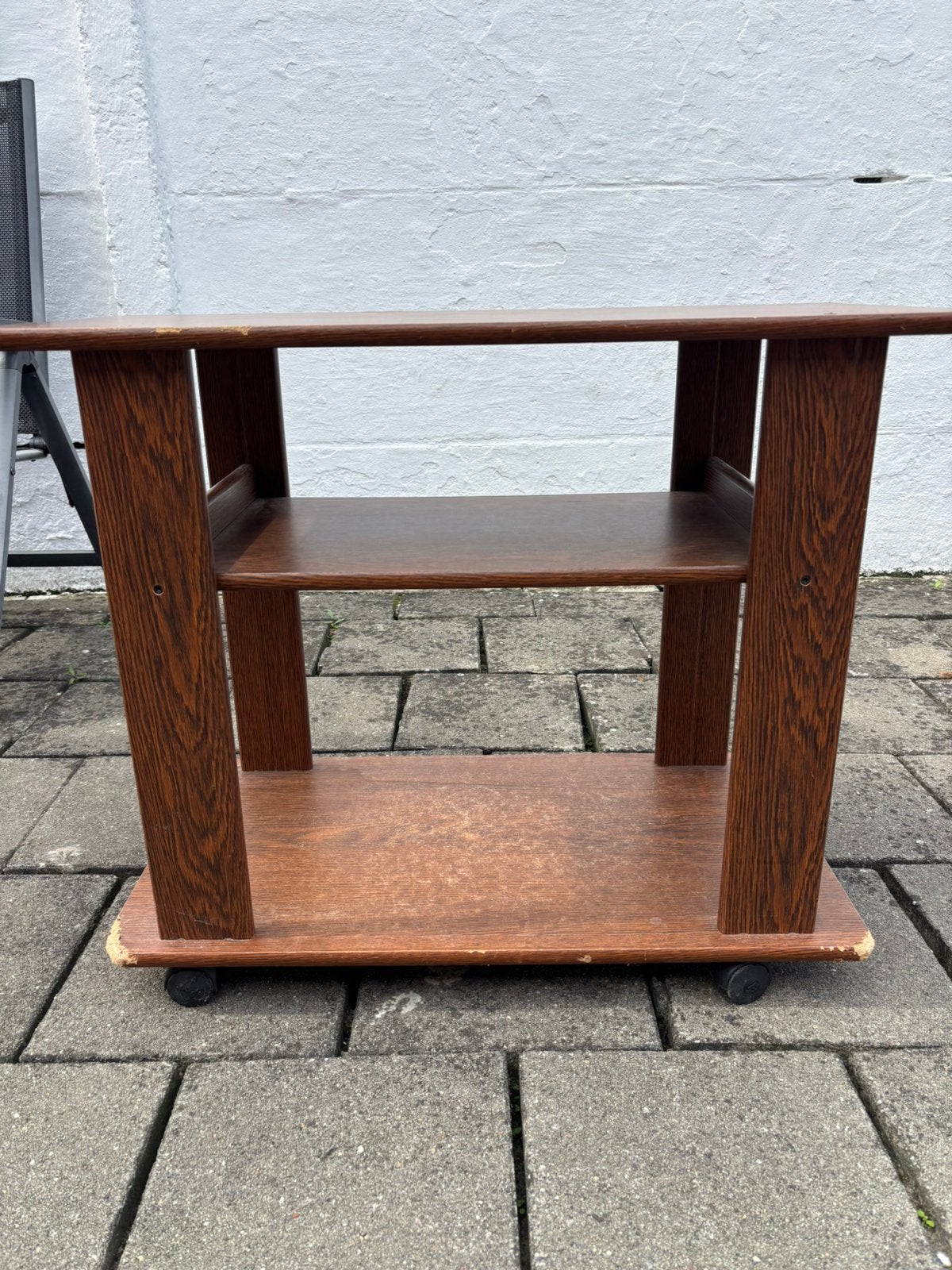 Tv tafeltje, Ophalen, Gebruikt, Teakhout