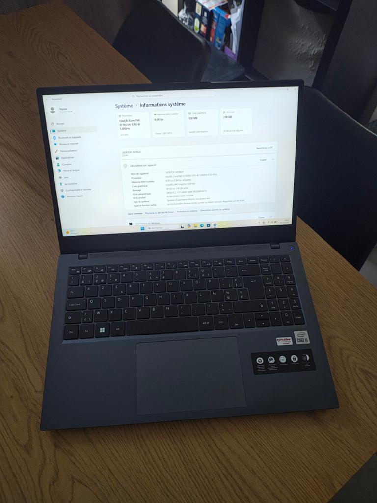 pc portable 15.6" i5 10th, SSD