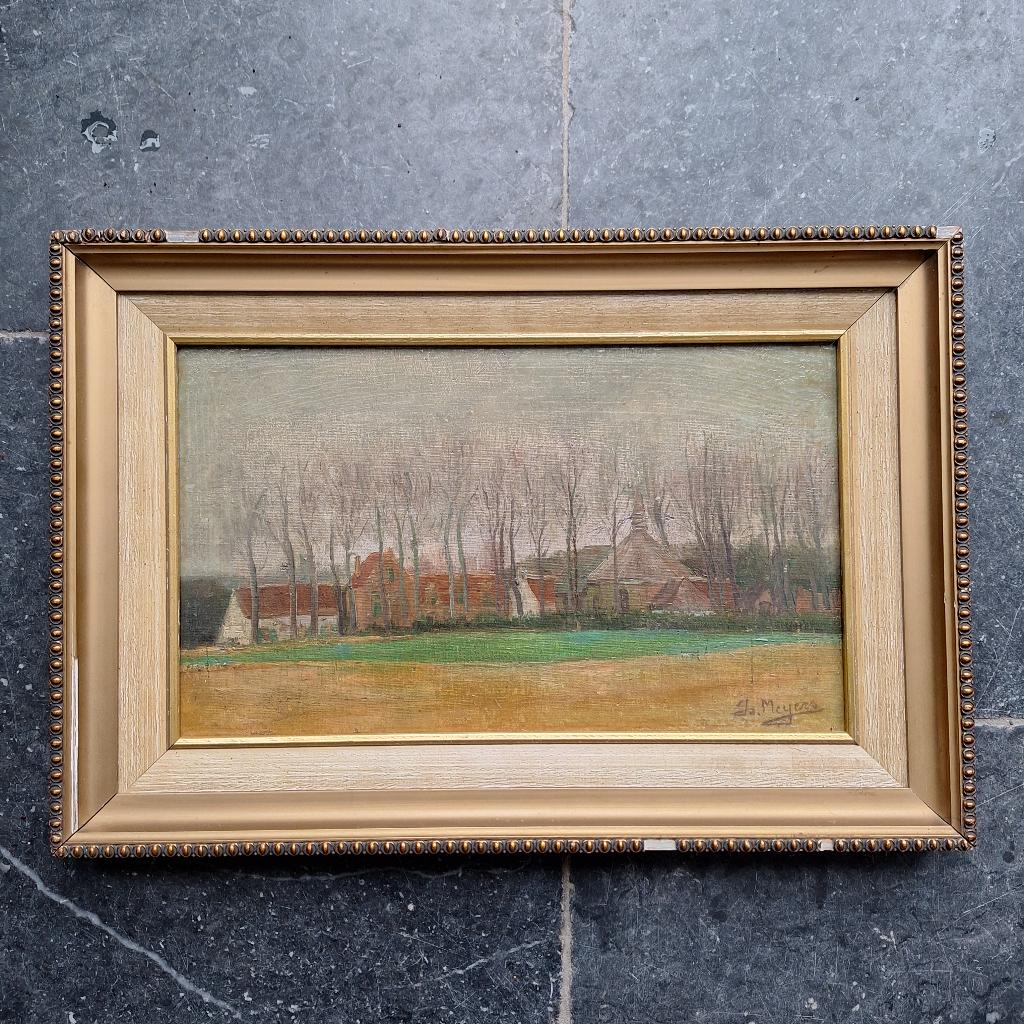 Schilderij op paneel Isidore Meyers, Ophalen of Verzenden