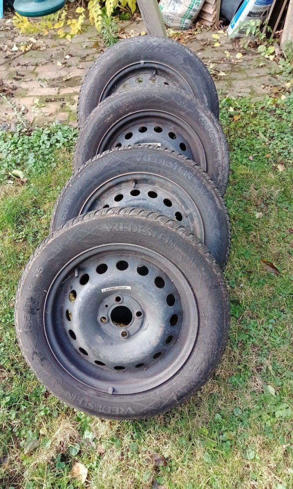 jantes hiver Renault , Dacia 185/60 R15, Ophalen