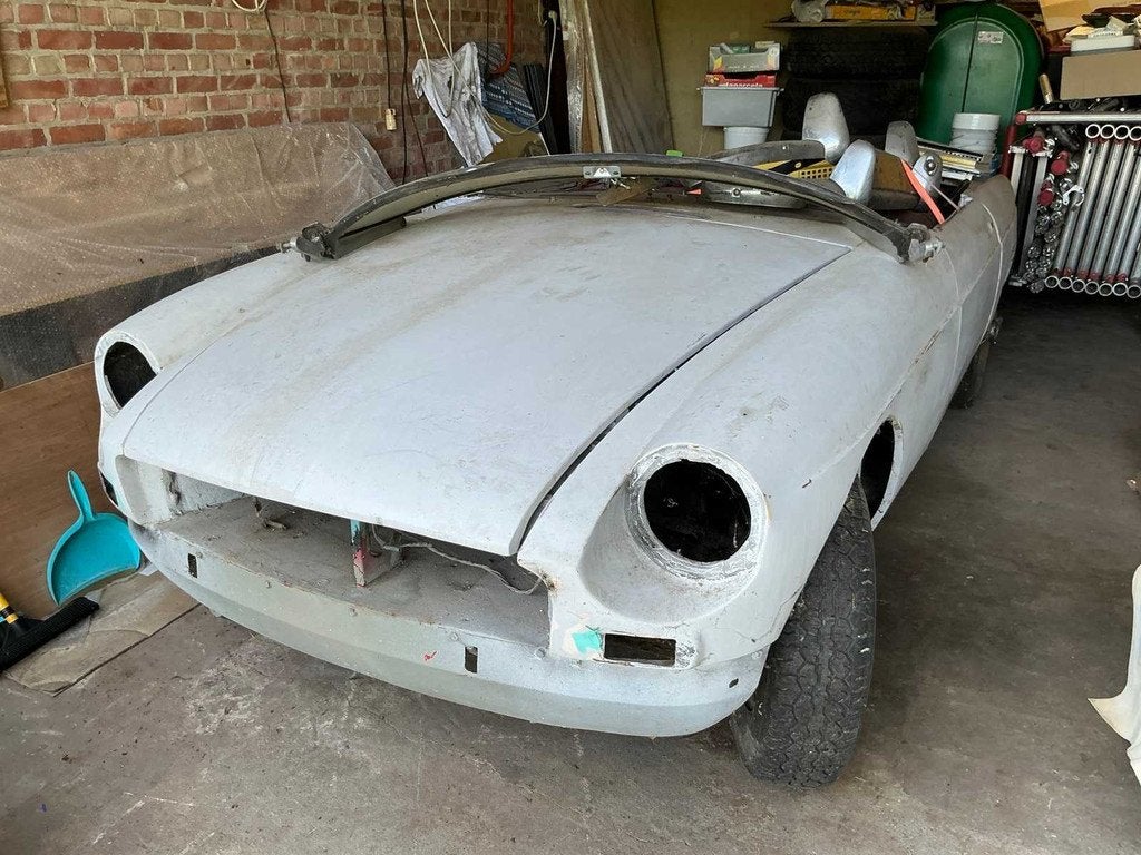 1967 MG B Restauratieproject, Auto's, MG, Bedrijf, B, Benzine, Overige carrosserie, Handgeschakeld, Gebruikt