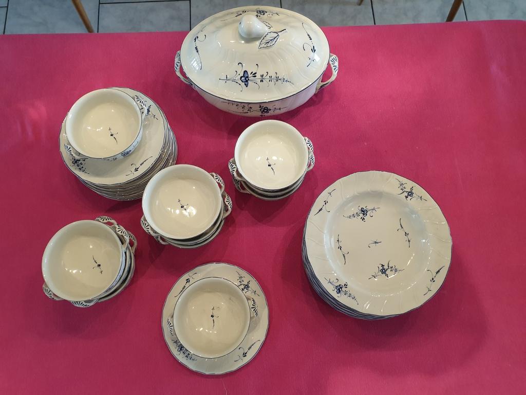 Service à soupe 36 pièces, Ophalen, Zo goed als nieuw, Overige stijlen, Porselein