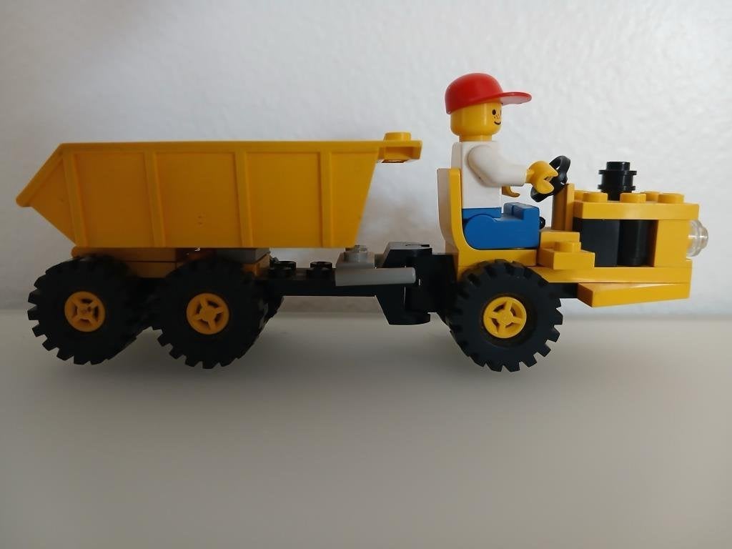 Legoland 6592 vintage compleet Tractor, kiepwagen, chauffeur, Ophalen, Gebruikt, Overige thema's, Compleet