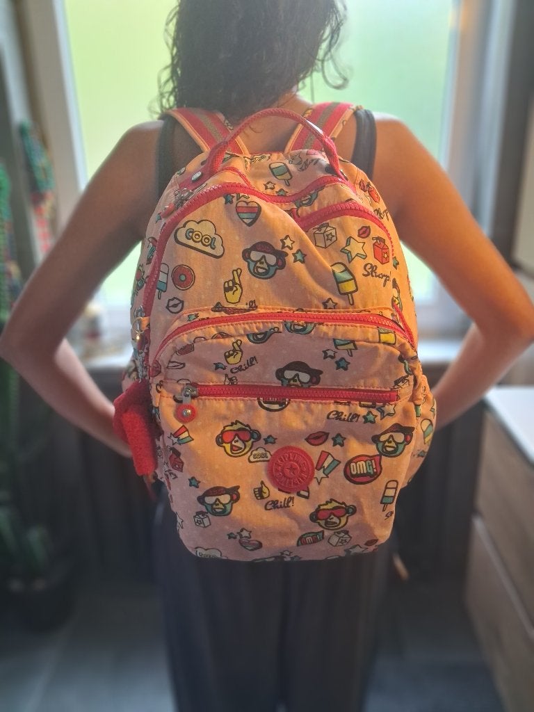 Sac à dos cartable, 40 à 50 cm, Rose, 30 à 40 cm, Comme neuf