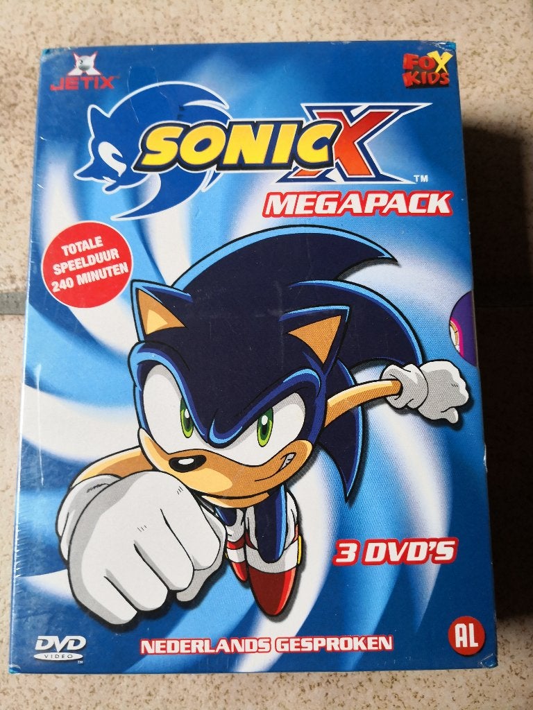 dvd box sonicX - megapack - volumes 1,2,3, Ophalen of Verzenden