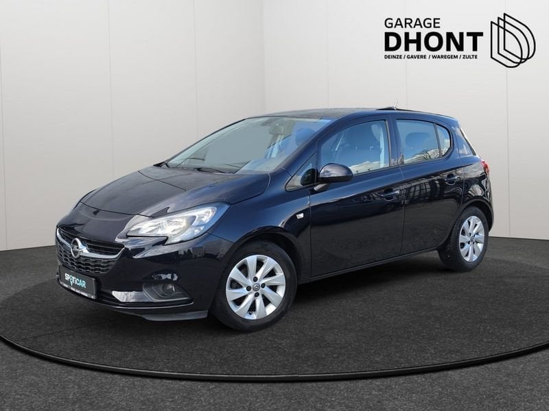 Opel Corsa Enjoy - 1.2 Benzine - Manueel - 70PK, Entreprise, Boîte manuelle, Noir, 5 portes