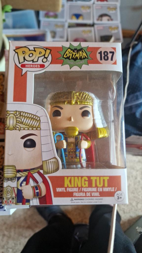 Funko Pop Batman Classic Tv 187 King Tut, Collections, Enlèvement ou Envoi