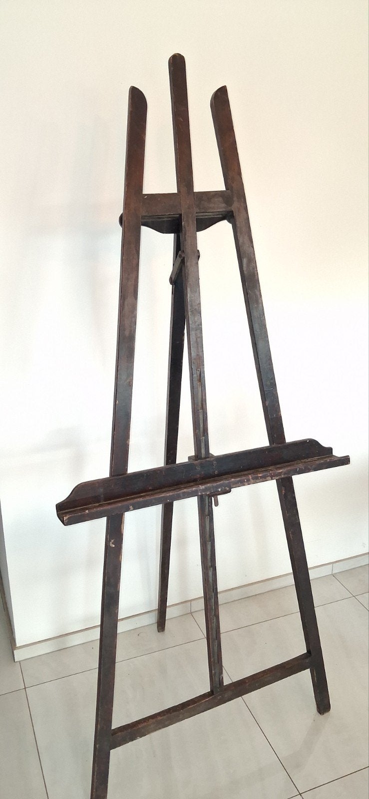 Chevalet ajustable antique rare, Enlèvement, Comme neuf, Chevalet