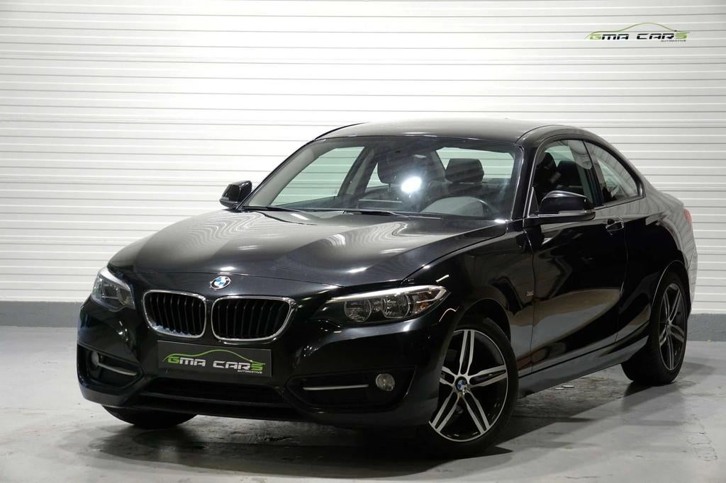 BMW 2 Serie 218 Coupé 218 dA Sport Line Automaat-Navi-Leder, Auto's, BMW, Automaat, 4 zetels, 4 cilinders, 2 Reeks
