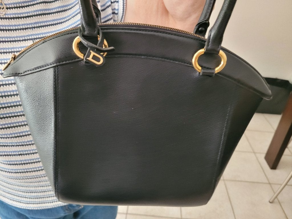zwarte vintage handtas Delvaux + bijhorende hoes, Bijoux, Sacs & Beauté, Sacs | Sacs Femme, Enlèvement, Comme neuf, Noir, Sac à main