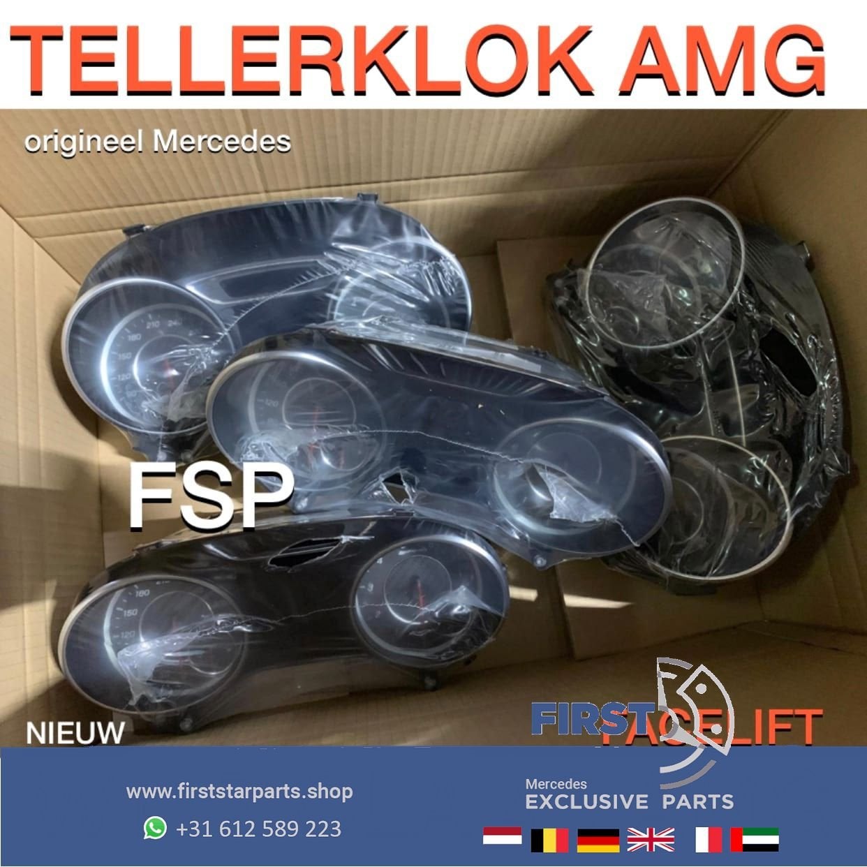 W117 Facelift CLA 45 AMG Tellerklok Mercedes 2018 CLA45 comb, Utilisé, -, -, Enlèvement ou Envoi