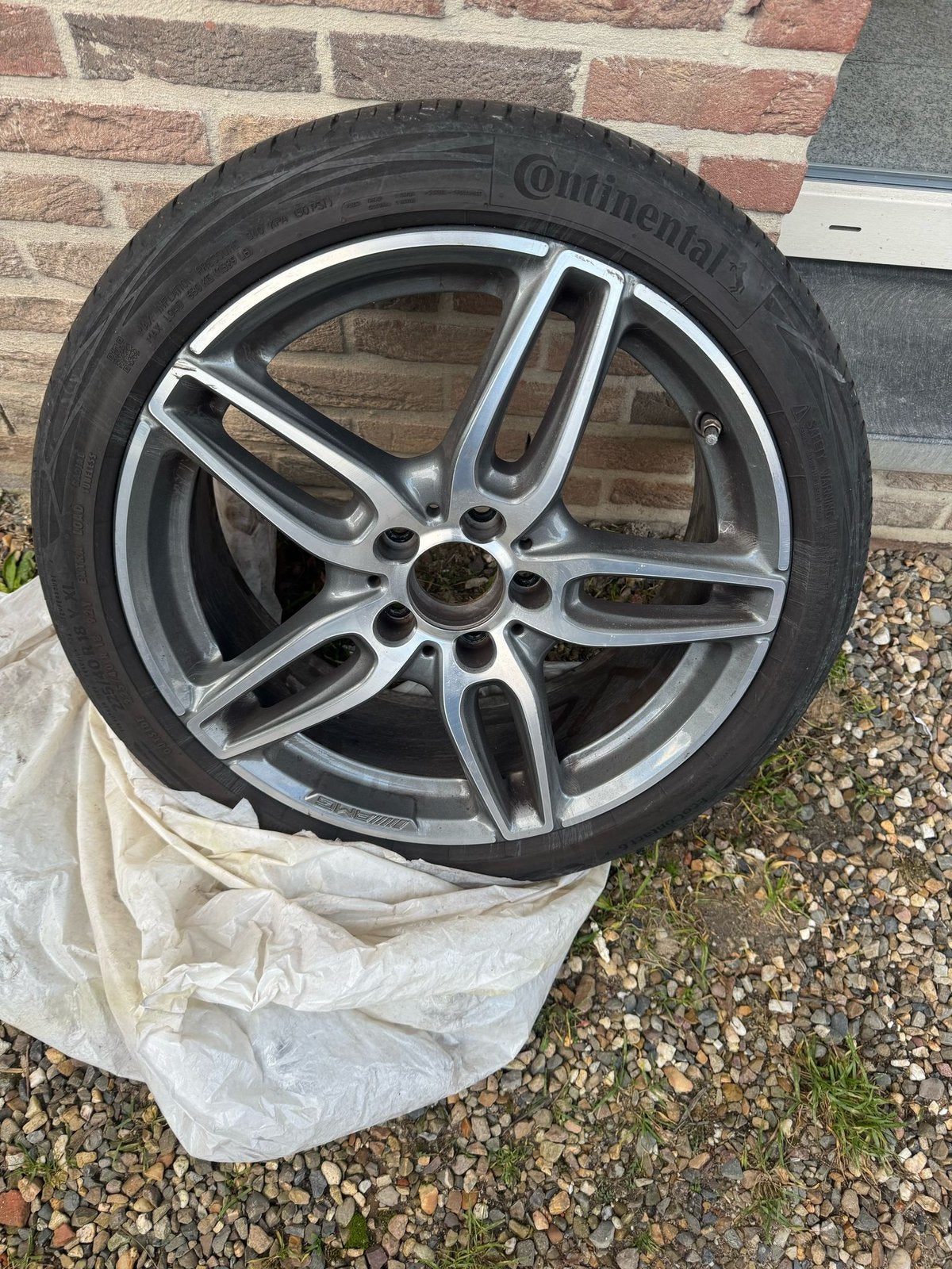 18 inch zomerbanden orginele velgen Mercedes A klasse 180, Auto-onderdelen, Banden en Velgen, Ophalen, 18 inch, Gebruikt, Banden en Velgen