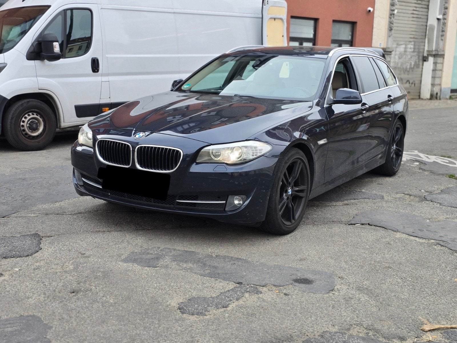 BMW 520d Touring F11 Automatique – 2011, Autos, Cuir, Euro 5, Beige, Carnet d'entretien