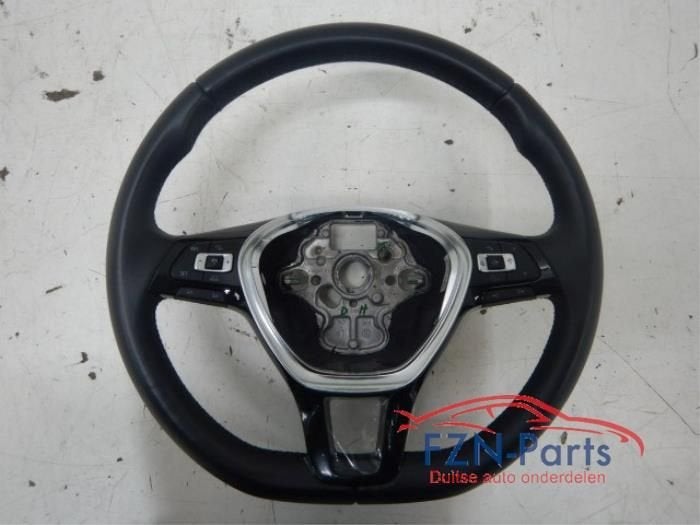 VW Polo 2G Stuur MF ACC Leer Leder Leren, Autos : Pièces & Accessoires, Commande, Enlèvement ou Envoi, Utilisé