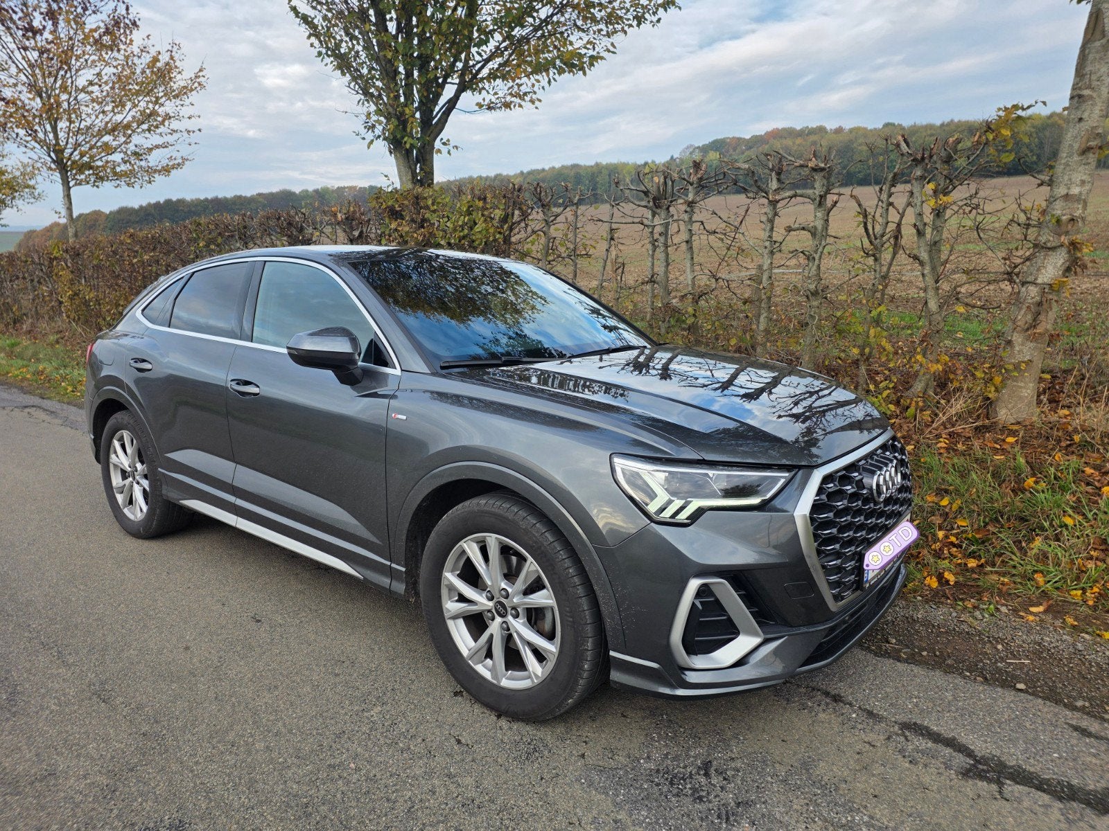 AUDI Q3 Sportback 35TDi S line S tronic GARANTIE AUDI 05/27, Auto's, Automaat, Dealer onderhouden, Android Auto, Zwart