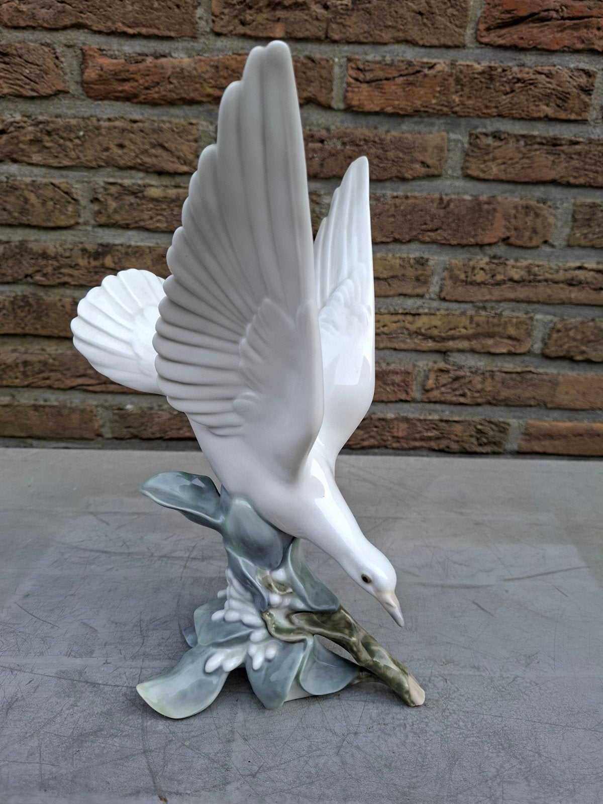 Lladro - Turtle dove - porselein beeld, Antiek en Kunst, Ophalen