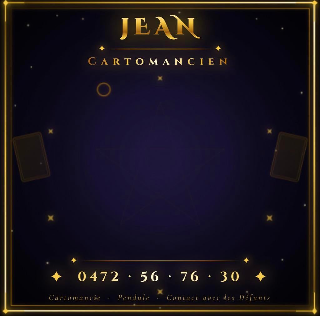 Cartomancien, pendule, contact avec les defunts, magnetiseur