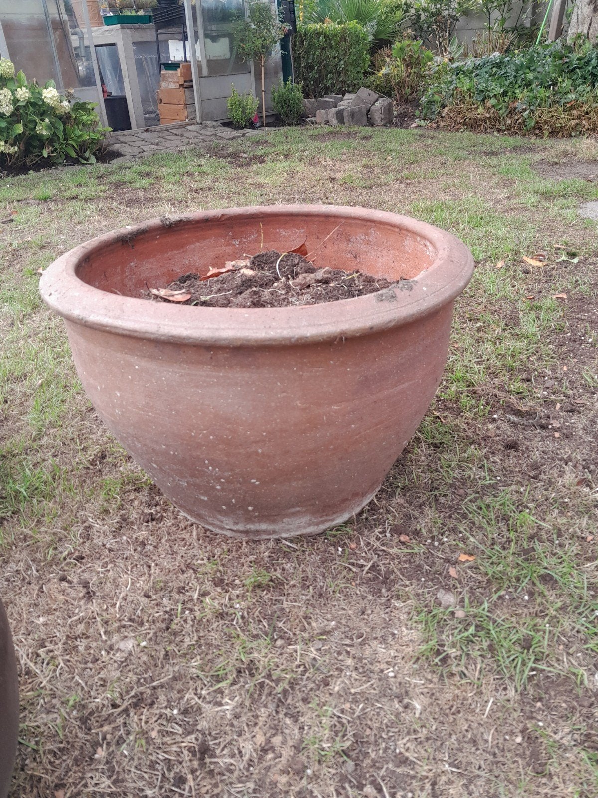 set bloempotten, Tuin en Terras, Bloempotten, Ophalen, Gebruikt, Steen