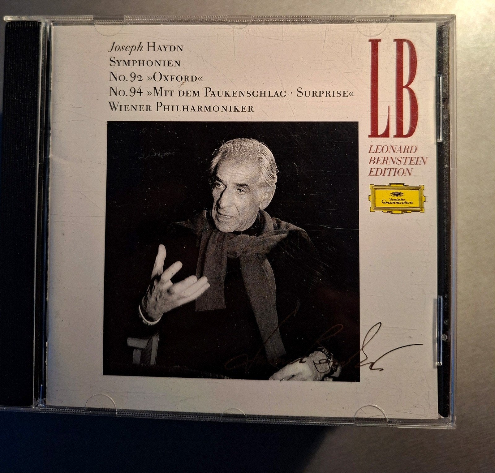 Cd. Haydn. Symphonien 92, 94 (DG, Bernstein)., Ophalen of Verzenden