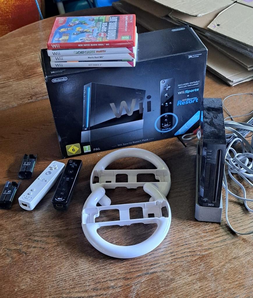 Nintendo Wii Zwart, Ophalen