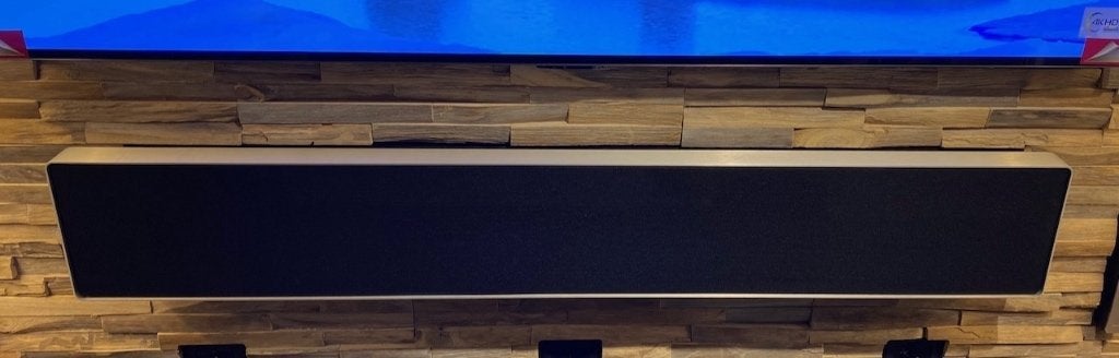 Bang & Olufsen Beosound Stage Alu/Silver soundbar B&O, Ophalen, Info@bang-olufsen.dk, Zo goed als nieuw, Bluetooth