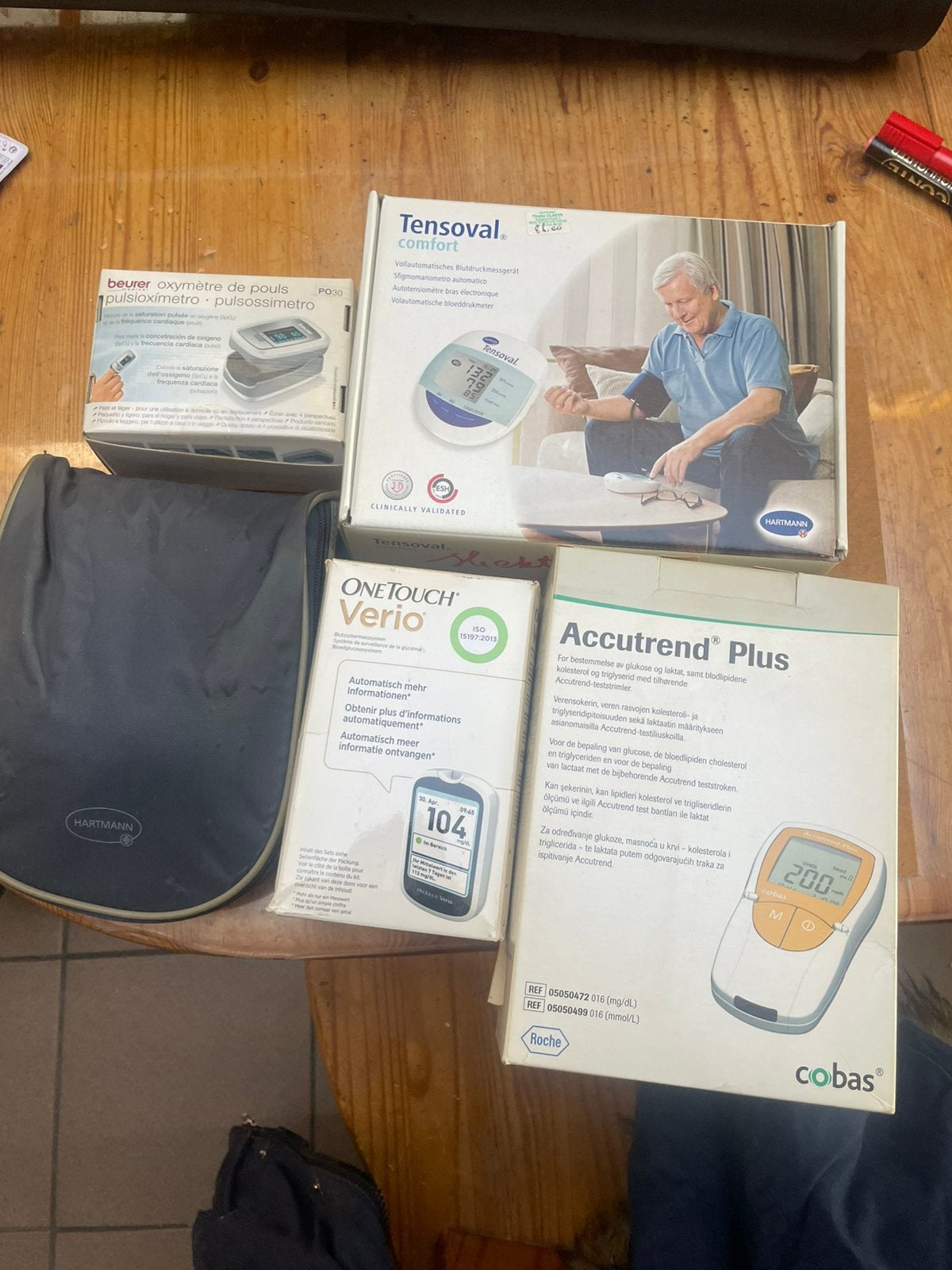 Bloeddrukmeter - glucosemeter, Ophalen, Zo goed als nieuw
