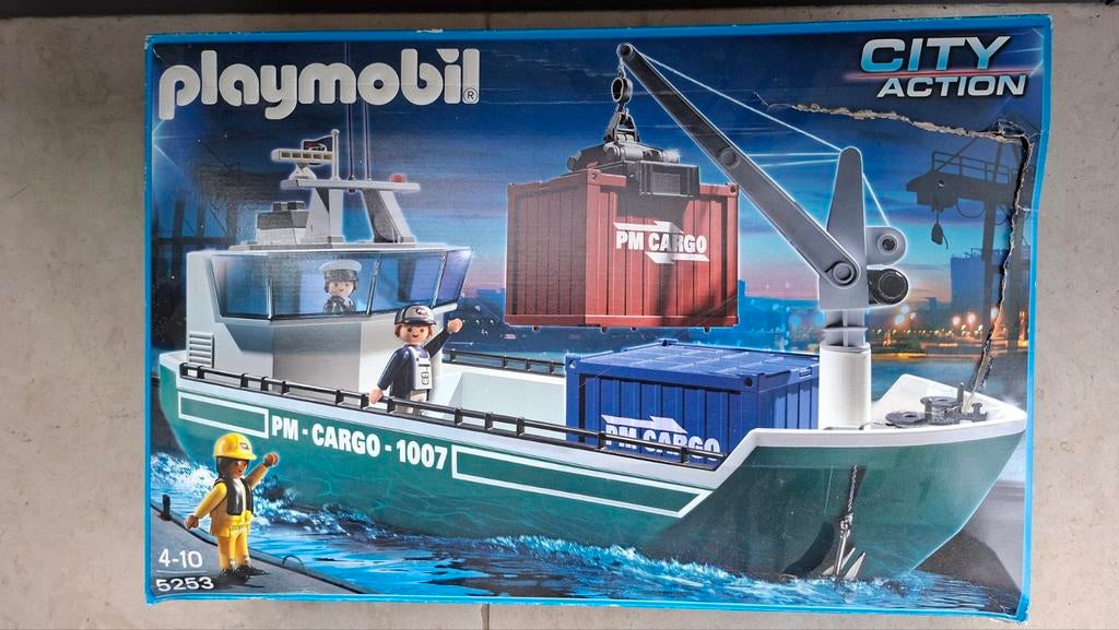 Boot Cargo Playmobil, Enfants & Bébés, Jouets | Playmobil, Enlèvement