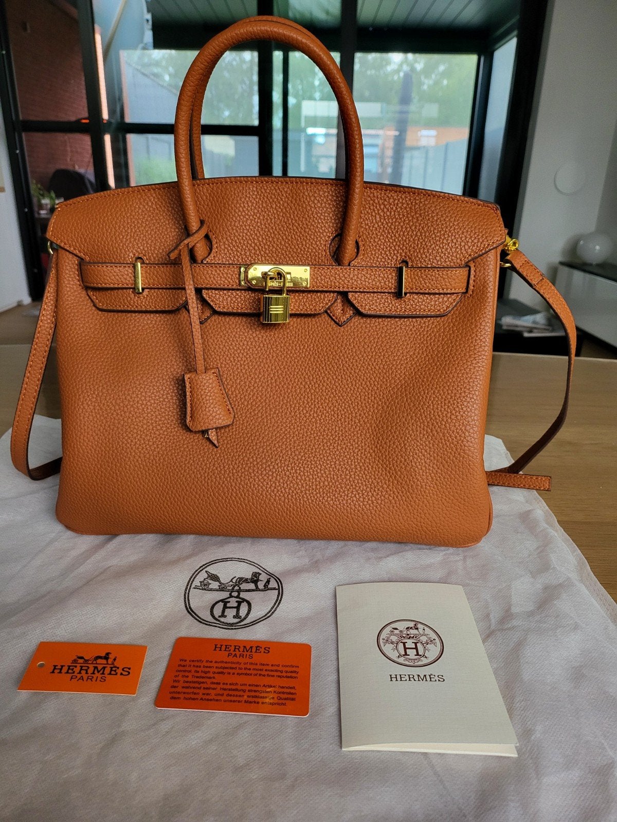 Hermes Kelly groot cognac, Handtassen en Accessoires, Tassen | Reistassen en Weekendtassen, Ophalen, Nieuw, Overige kleuren