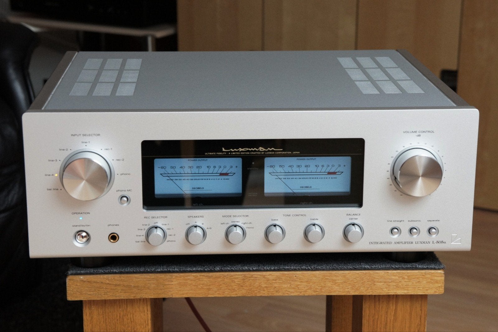 LUXMAN L-505u, Ophalen