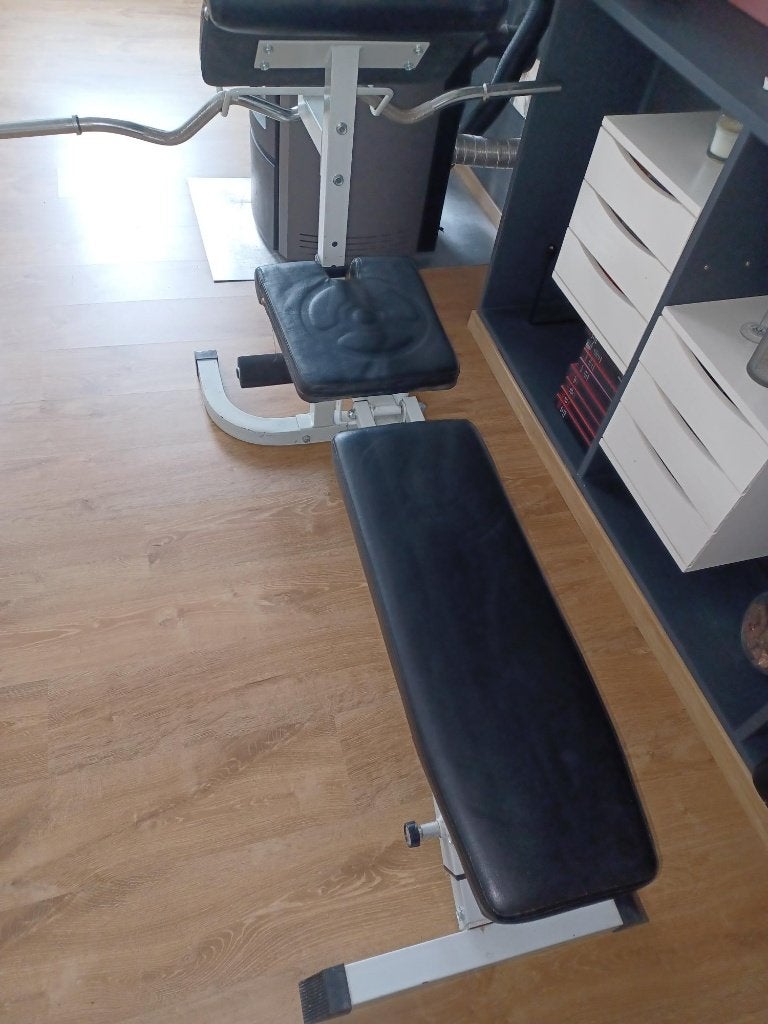 Banc de musculation inclinable, Sports & Fitness, Comme neuf, Enlèvement, Autres types, Métal