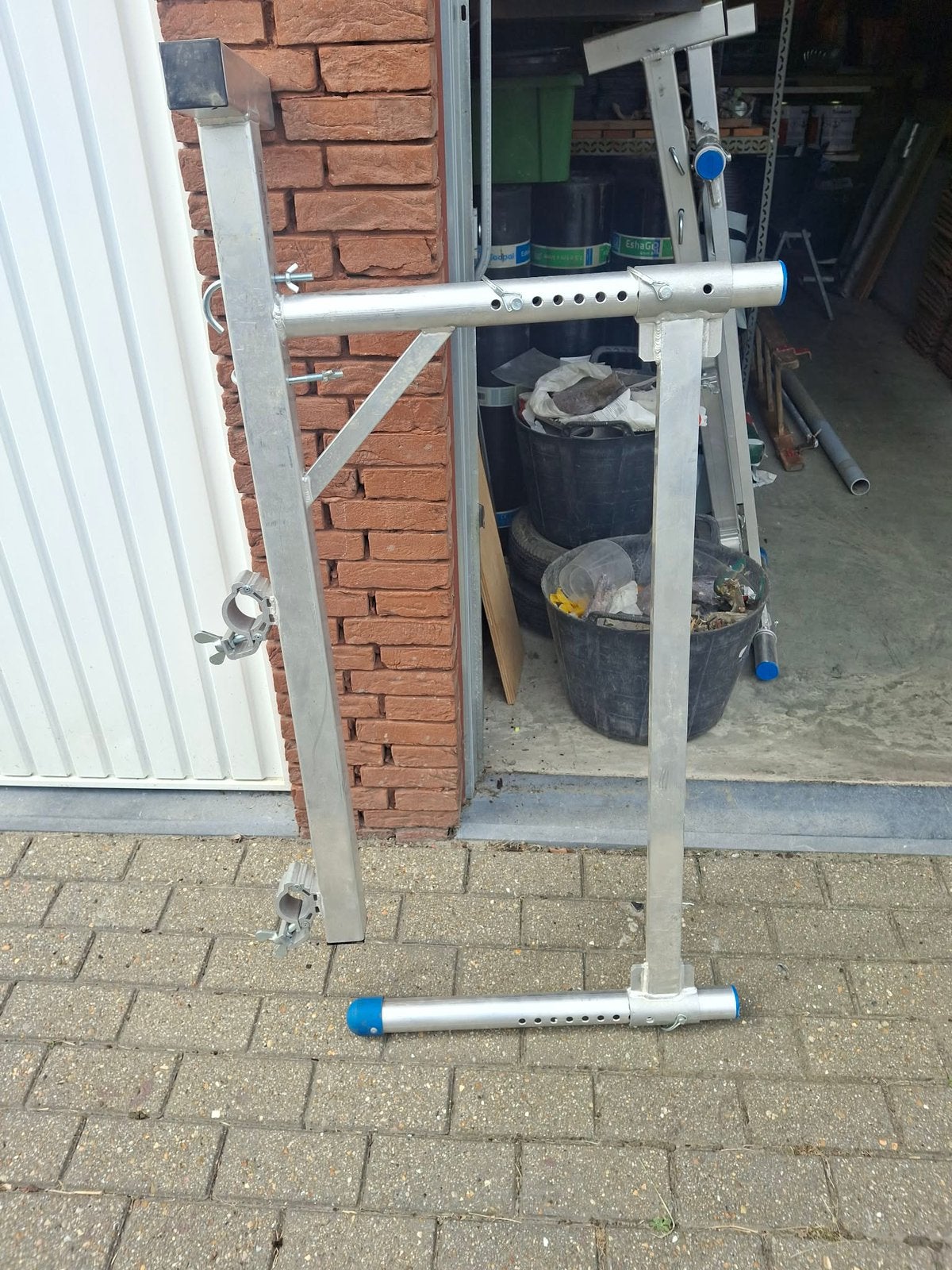 Niewe steiger cansole alu voor hellend dak 4 stuks, Bricolage & Construction, Échafaudages, Enlèvement, Neuf, Échafaudage de toiture