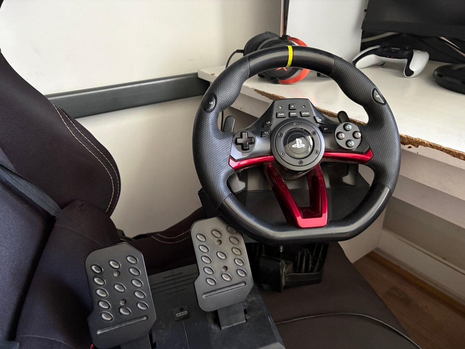 HORI Racing Wheel APEX stuurwiel — PS5-PS4-PC, Hori, Ophalen, Zo goed als nieuw, Racestuur