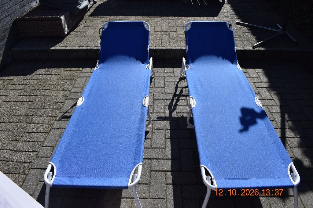 PLOOIBAAR LIGBED, Ophalen, Gebruikt, Overige materialen, Inklapbaar