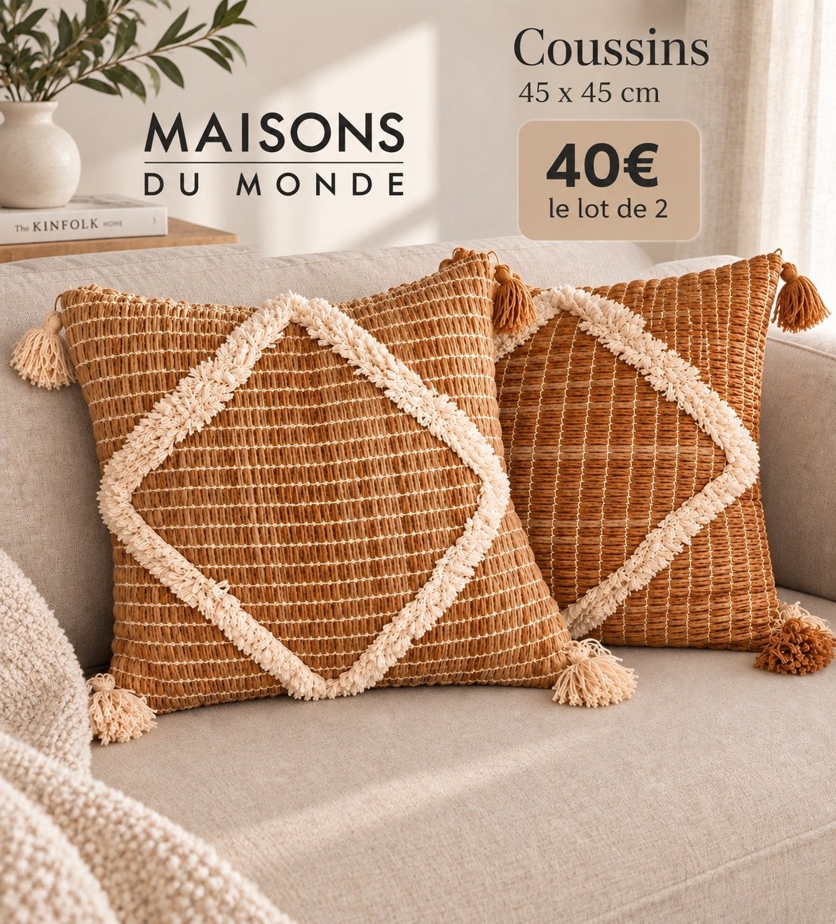 Coussins, Enlèvement ou Envoi, Comme neuf
