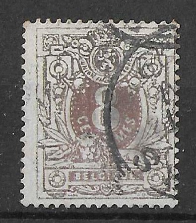 Timbres de Belgique - 29, Envoi, Oblitéré