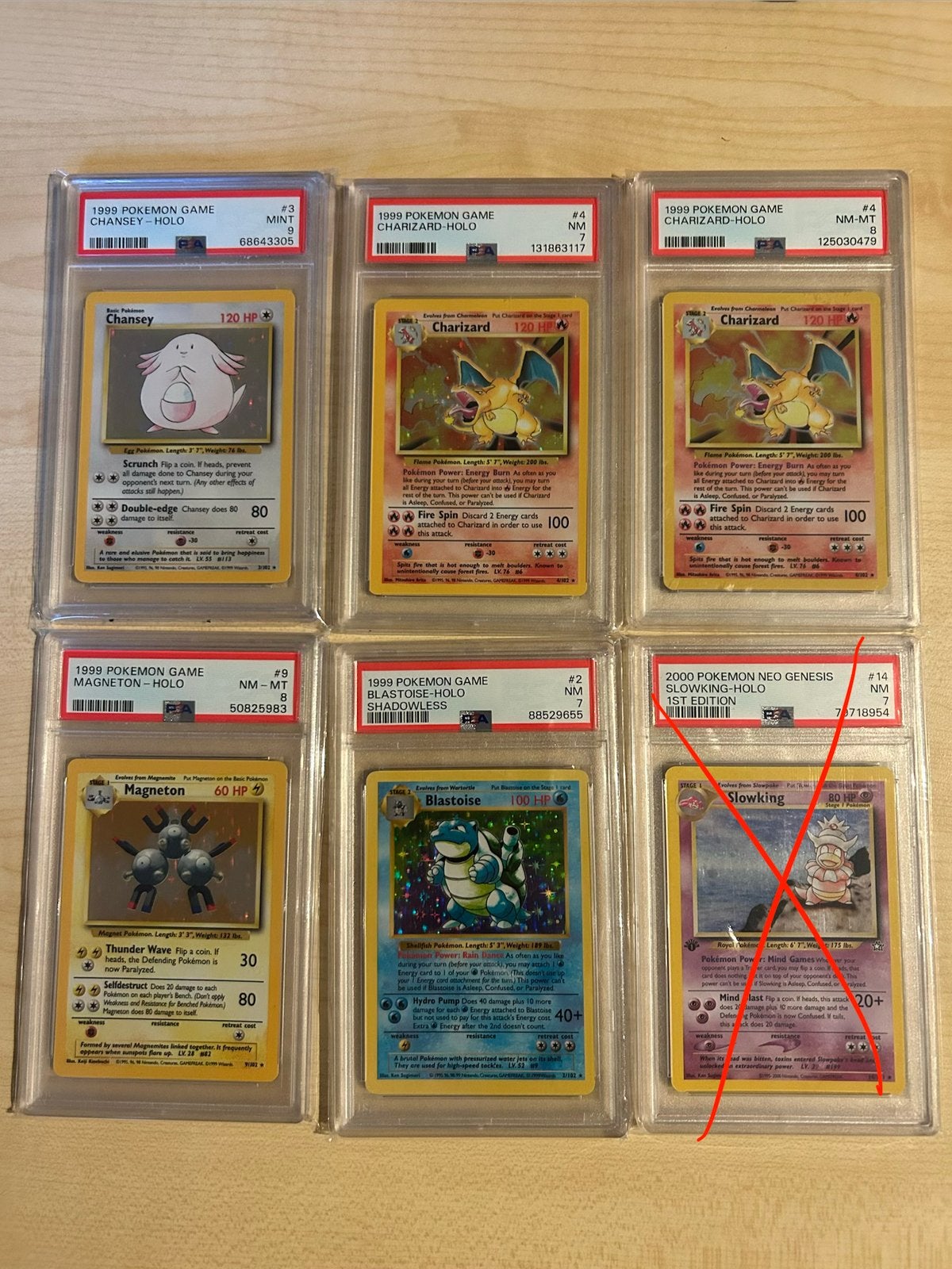 psa vintage wotc slabs, Ophalen of Verzenden