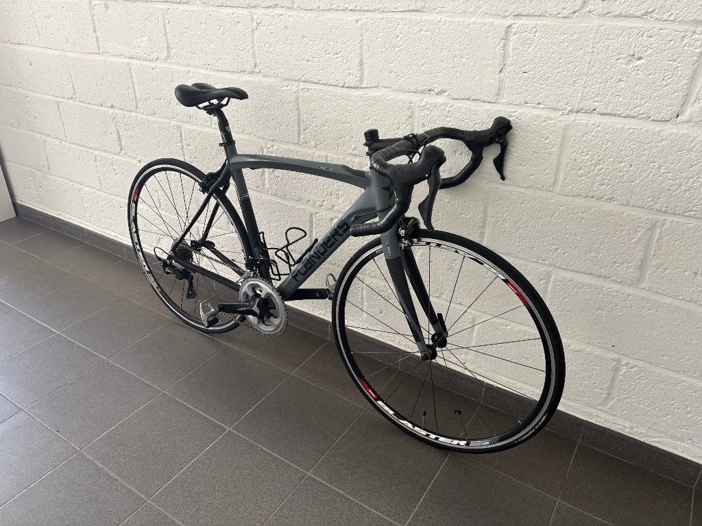 Race koersfiets Flanders furio mat grijs 11sp perfecte st, Fietsen en Brommers, Ophalen, 28 inch, Aluminium, 49 tot 53 cm